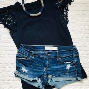 Abercrombie & Fitch | Distressed | Denim Short